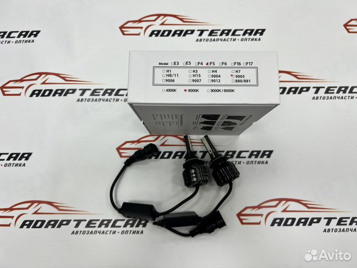 Светодиодные LED лампы Sariti F5 9005 (HB3) 6000K