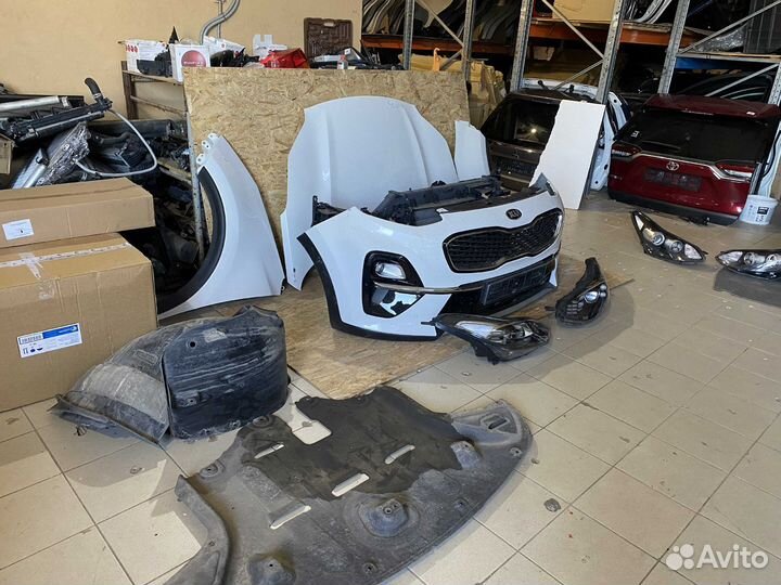 KIa Sportage 4 Морда ноускат передняя часть