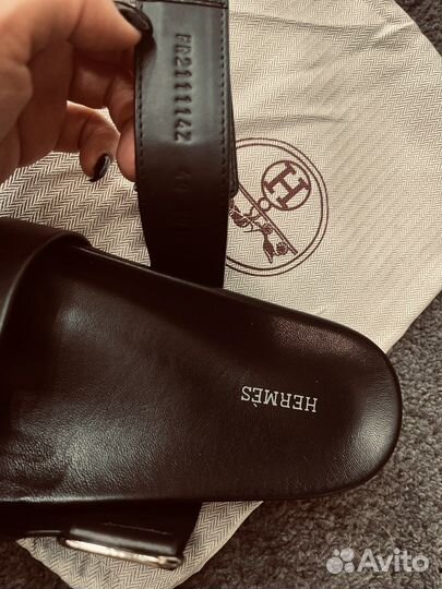 Шлепанцы hermes