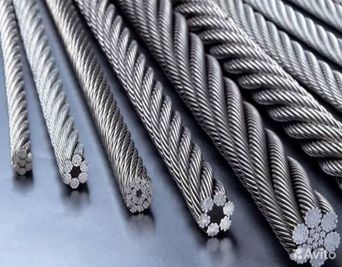 Трос (канат) стальной, грузоподъемный