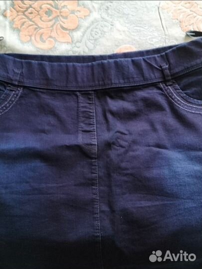 Новая джинсовая юбка р. 52