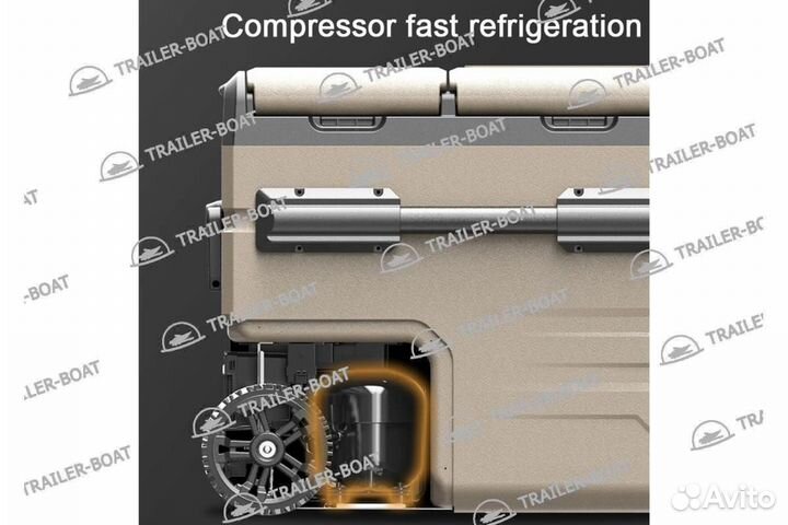 Автохолодильник Alpicool TAW55, 55 л, -20C, компрессор, 12/24/220 В, 53239