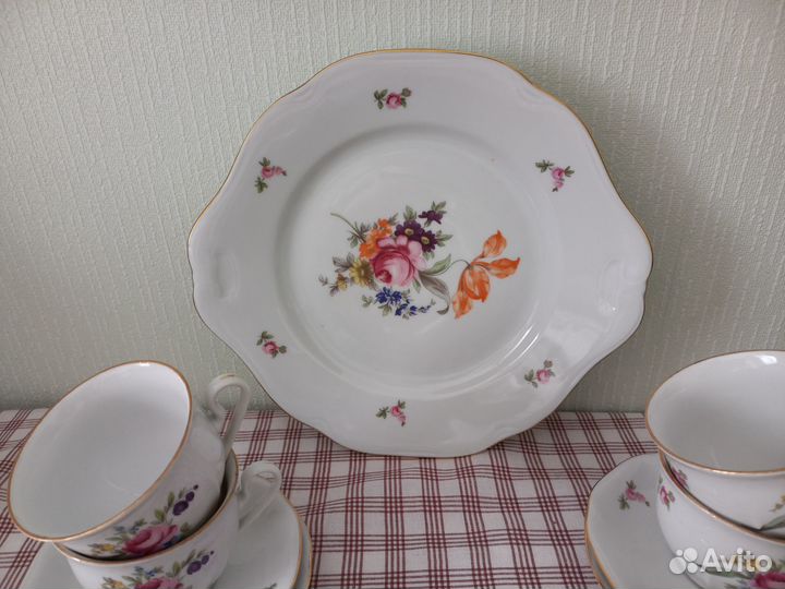 Чайный сервиз Bohemia Чехословакия