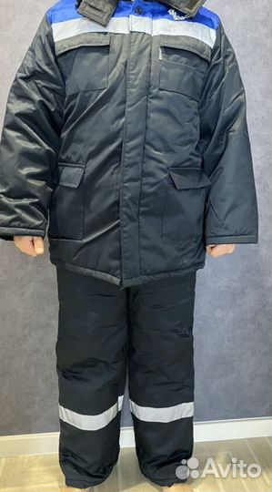 Рабочая спецодежда зимняя, размер 56-58