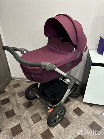 Коляска Stokke trailz 3в1,в отличном Состоянии