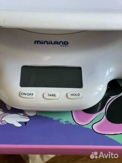 Электронные детские весы Miniland Scaly Up