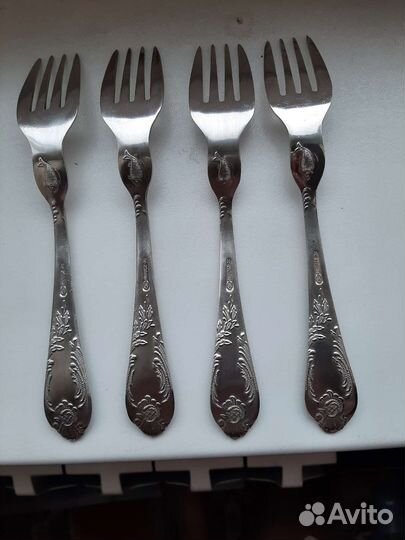 Вилки для рыбы мельхиор-4шт. зиш