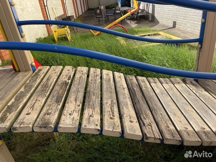Детская горка уличная бу