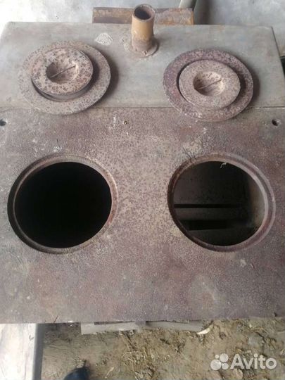 Печь буржуйка чугунная СССР