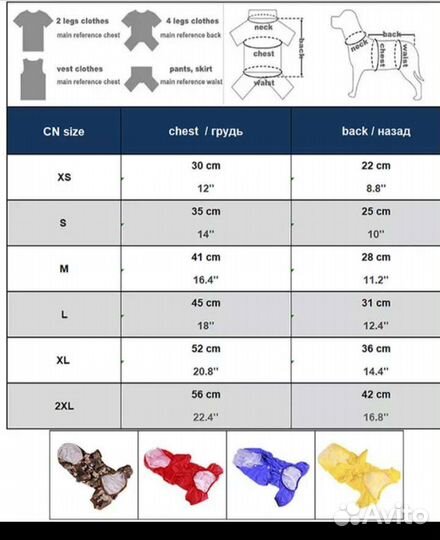 Дождевик для маленькой собаки