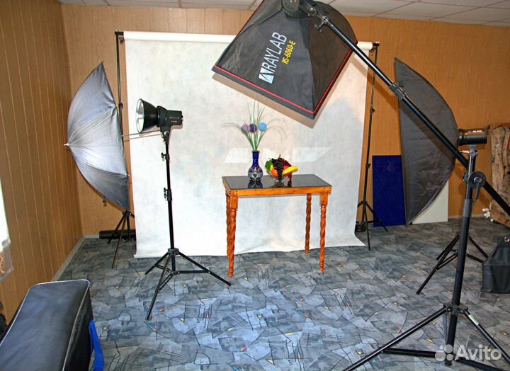 Комплект импульсного света для фото студии