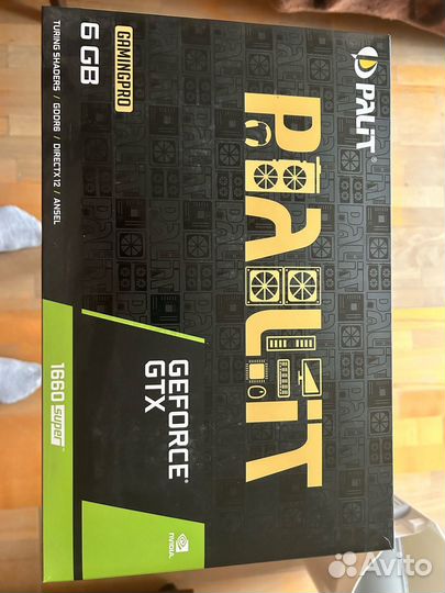 Видеокарта Palit GeForce GTX 1660 super Gaming Pro