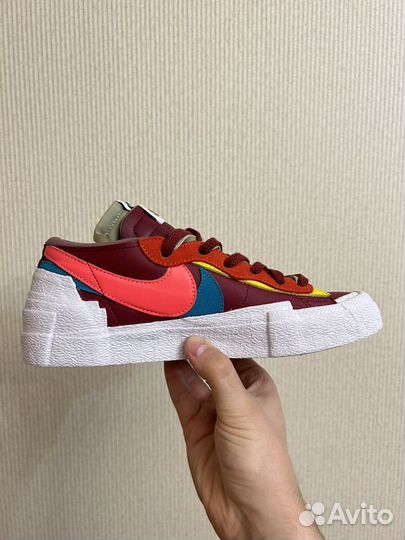 Кроссовки Nike x Sacai x kaws Blazer Low “Red”