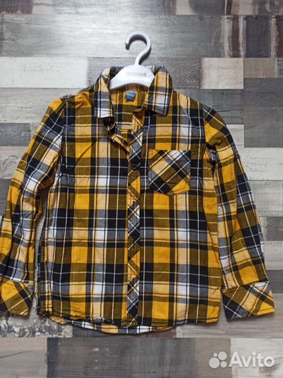 Рубашка на мальчика 122-128