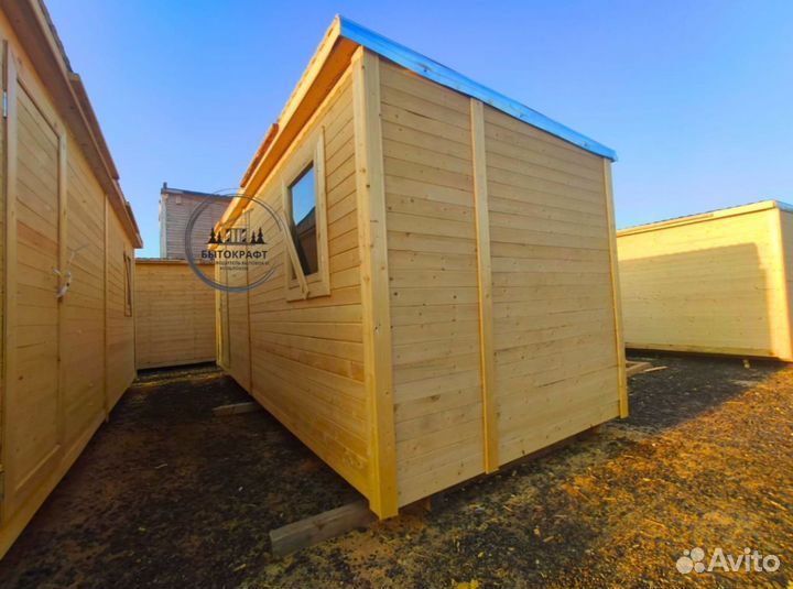 Бытовка домик деревянный