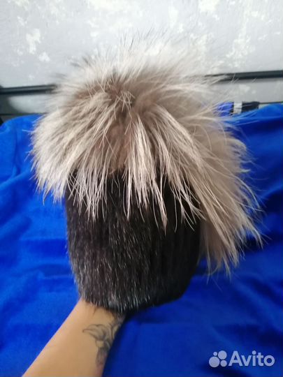 Шапка норковая женская