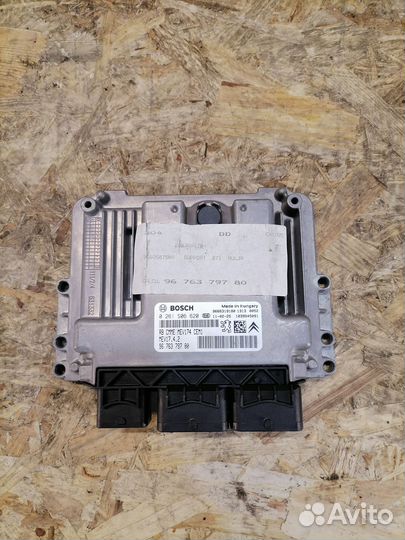 Эбу двигателя Citroen C4 B7