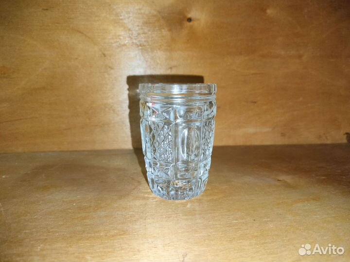 Набор хрустальных стаканов СССР 12 шт. новые