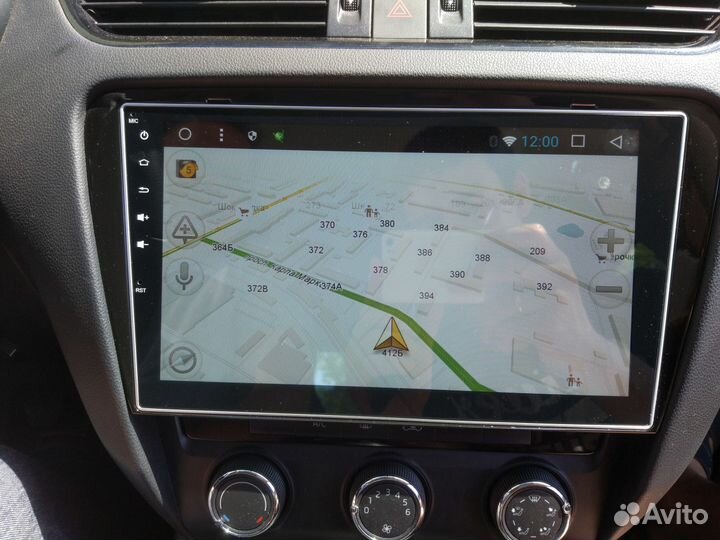 Магнитола Андроид Skoda Octavia A7 в штатное место