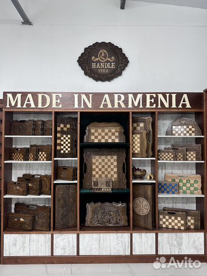 Шахматы и нарды ручной работы