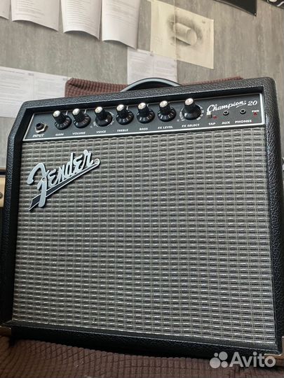 Комбоусилитель fender champion 20