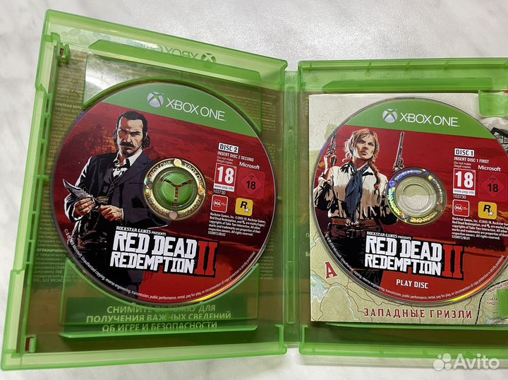Red dead redemption 2 xbox диск