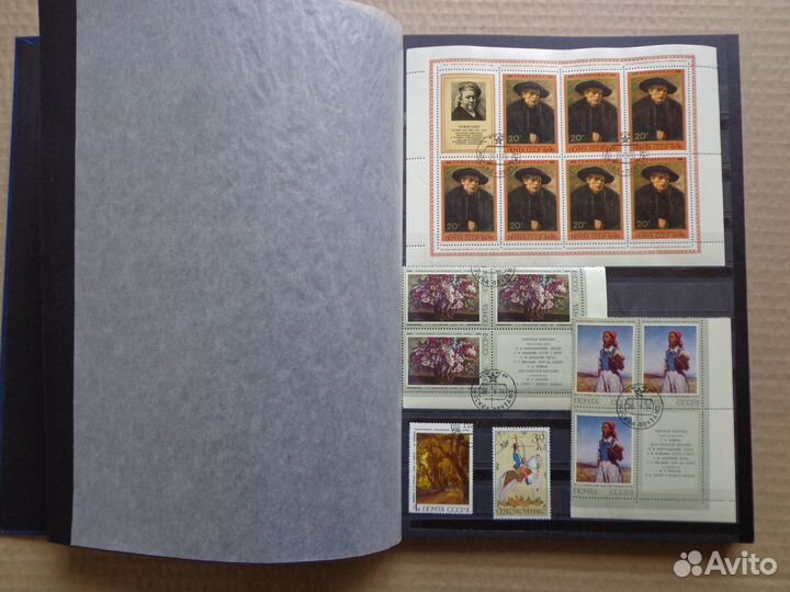 Альбом с марками мира Живопись. Искусство Культура