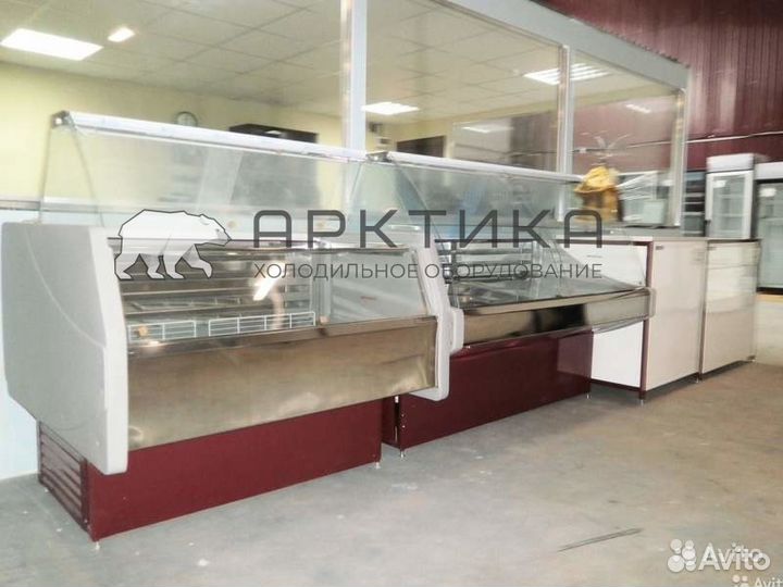 Холодильная витрина Арктика б/у 1200 низ/т -18С