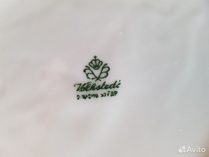 Тарелки от сервиза Кахла Фолькштедт ГДР