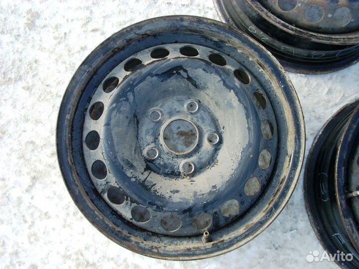 Диски R15 штамп болты 5х112 ET47 VW б/у (2шт Skoda