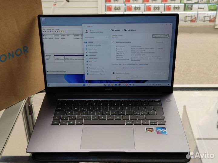 Ноутбук ультрабук honor MagicBook 15