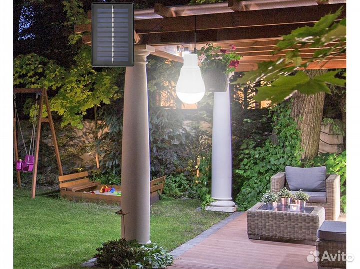 Энергосберегающая лампа на солнечной батарее