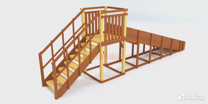 Зимняя горка Савушка Зима 2 (скат 5 метров)