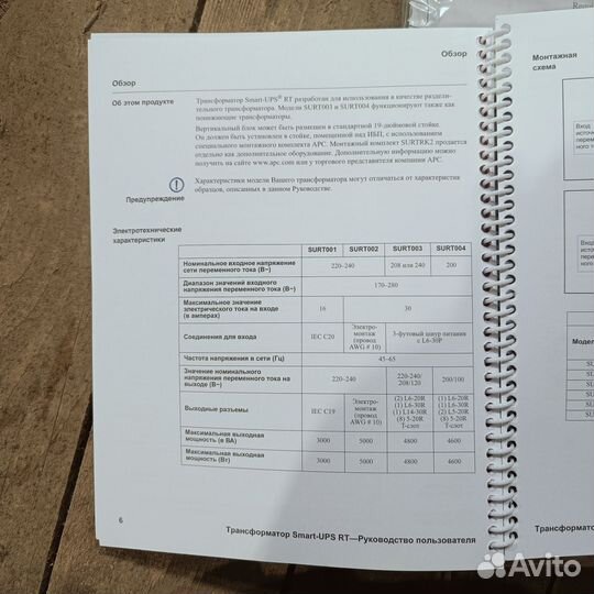 Трансформатор APC Smart-UPS RT