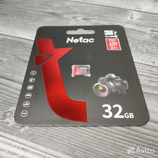 Карта памяти MicroSD 32Gb Netac Class 10