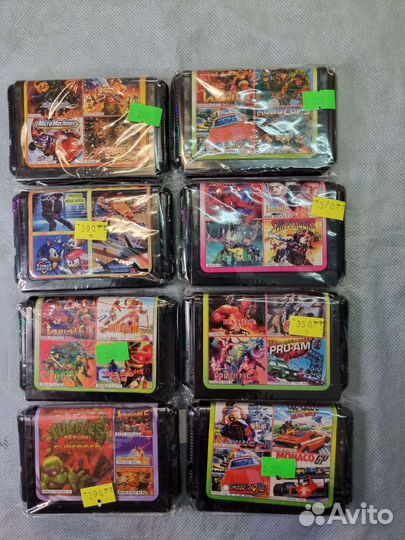 Картридж для sega 16 bit новый