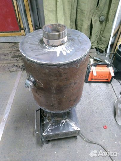 Печь на отработанном масле, печка на отработке