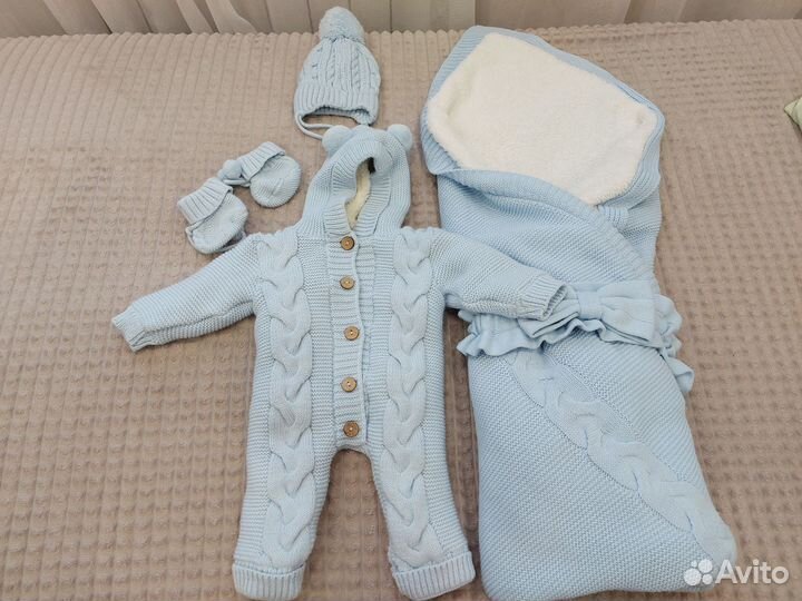 Конверт на выписку для мальчика весна осень