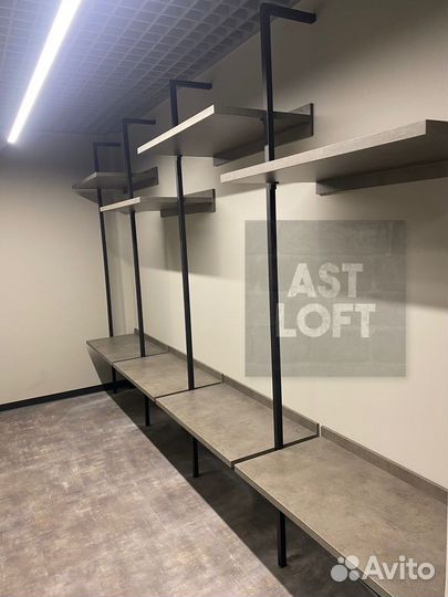 Гардеробная система на заказ лофт