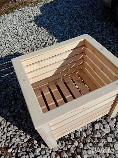 Деревянное кашпо для, растений