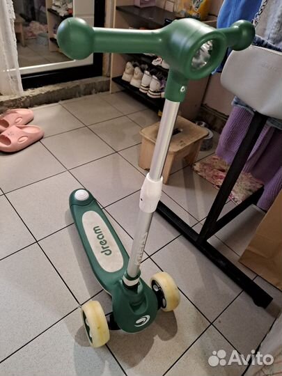 Самокат детский трехколесный складной