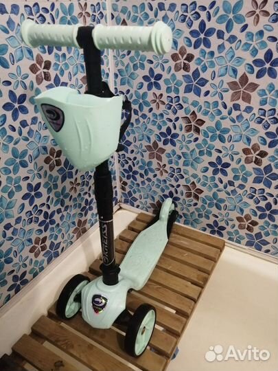 Самокат трехколесный до 5ти