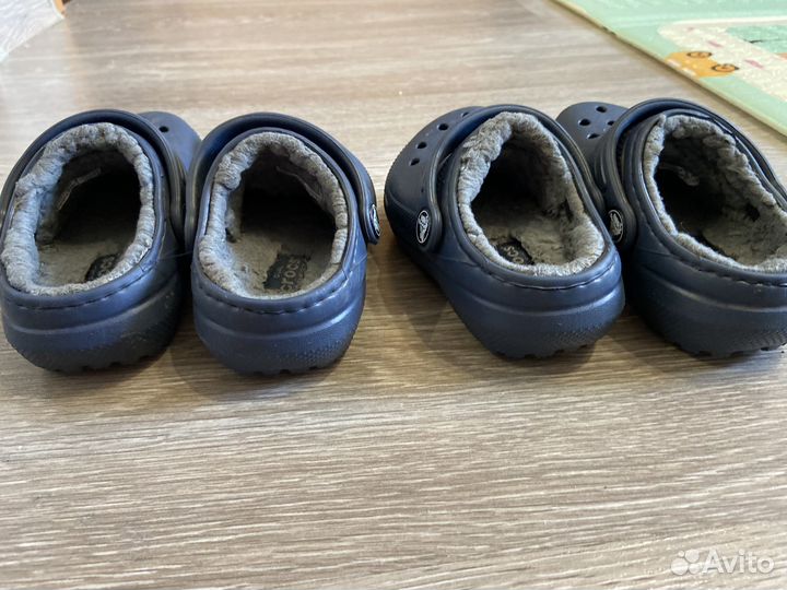 Сабо Crocs с утепленным верхом