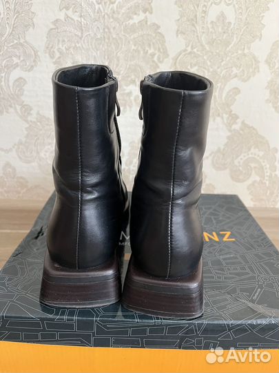 Ботинки кожаные