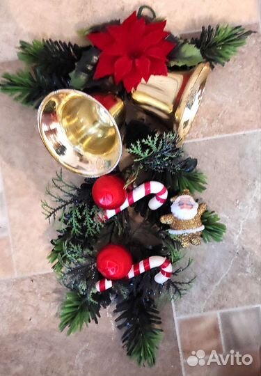 Сборный лот ёлочных игрушек и украшений