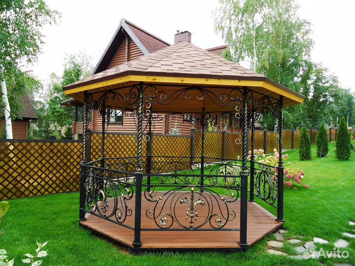 Кованые беседки