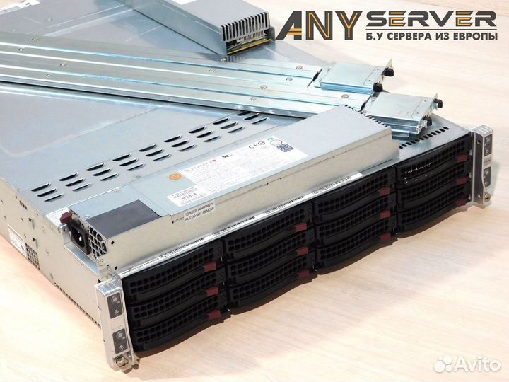 Сервер Supermicro 6028TR 8x E5-2690v3 512Gb 12LFF