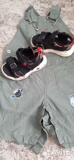 Летние вещи на мальчика 80-86-92