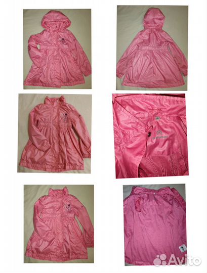Жилеты и куртки на девочку,размер от 104- 134
