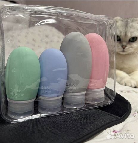 Набор силиконовых флаконов